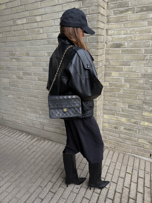 Chanel diamond quilted flap bag