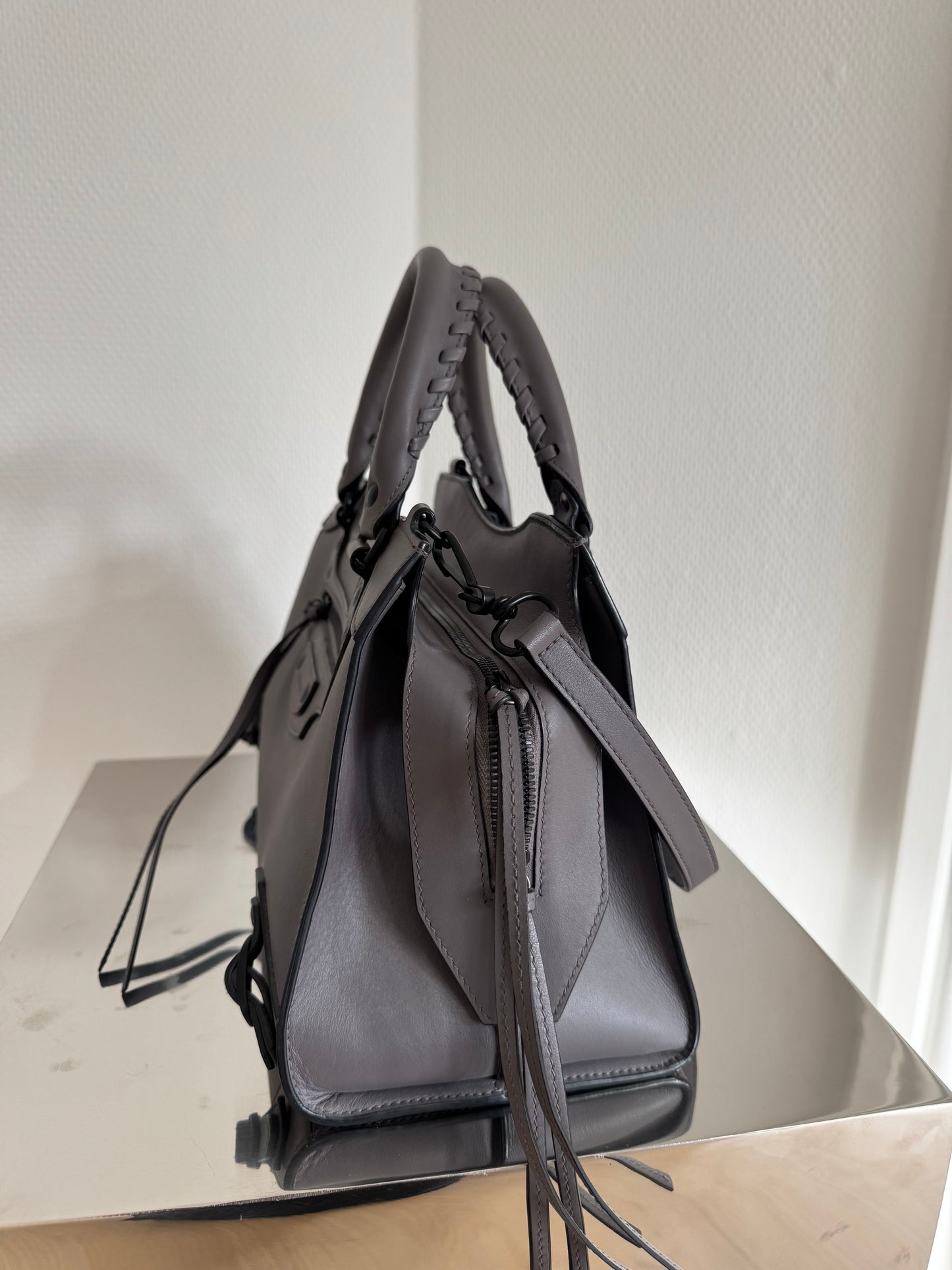Balenciaga Neo Classic Small Top Handle Bag – Dark Grey