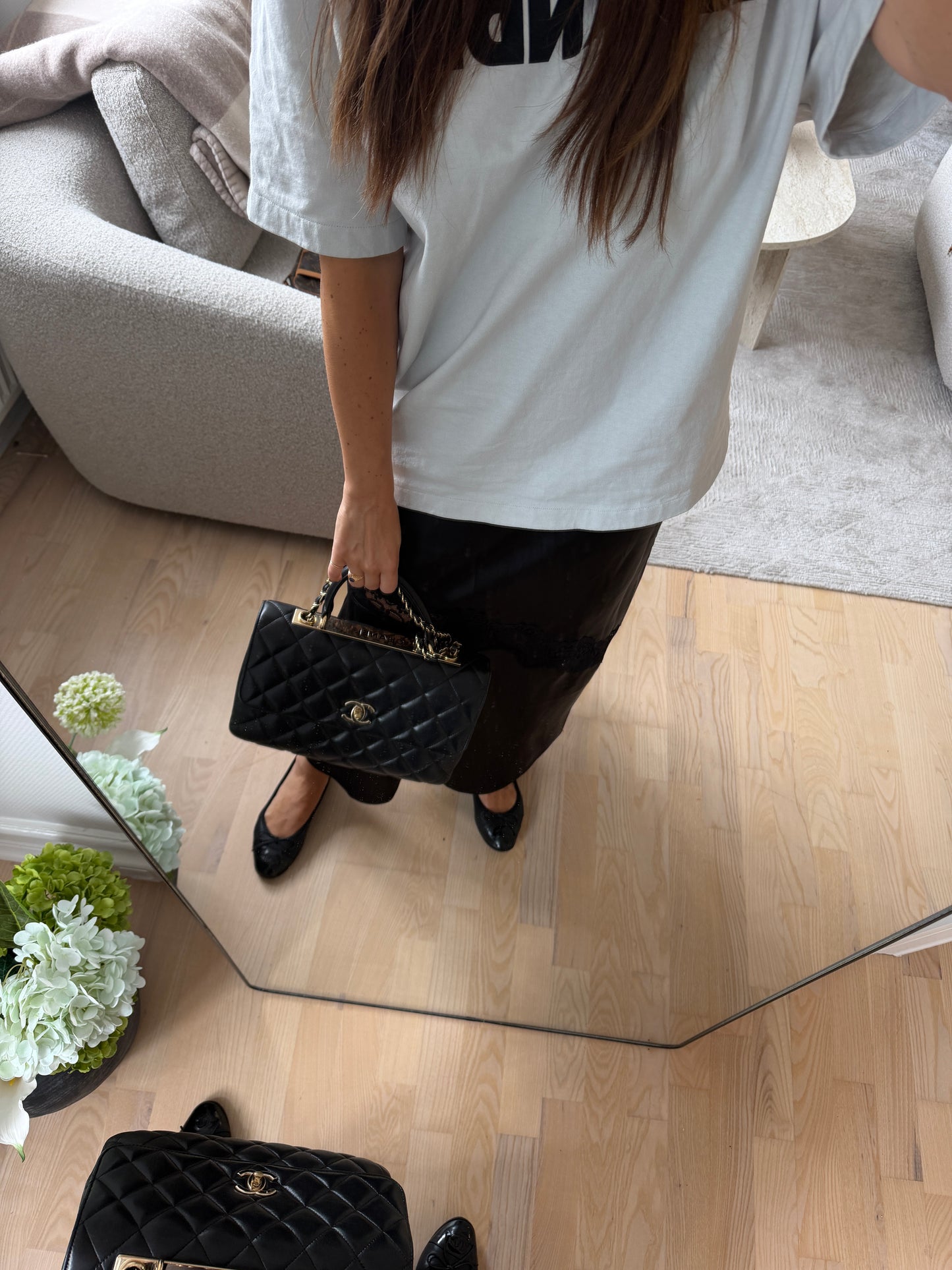 Chanel Top Handle Flap Bag