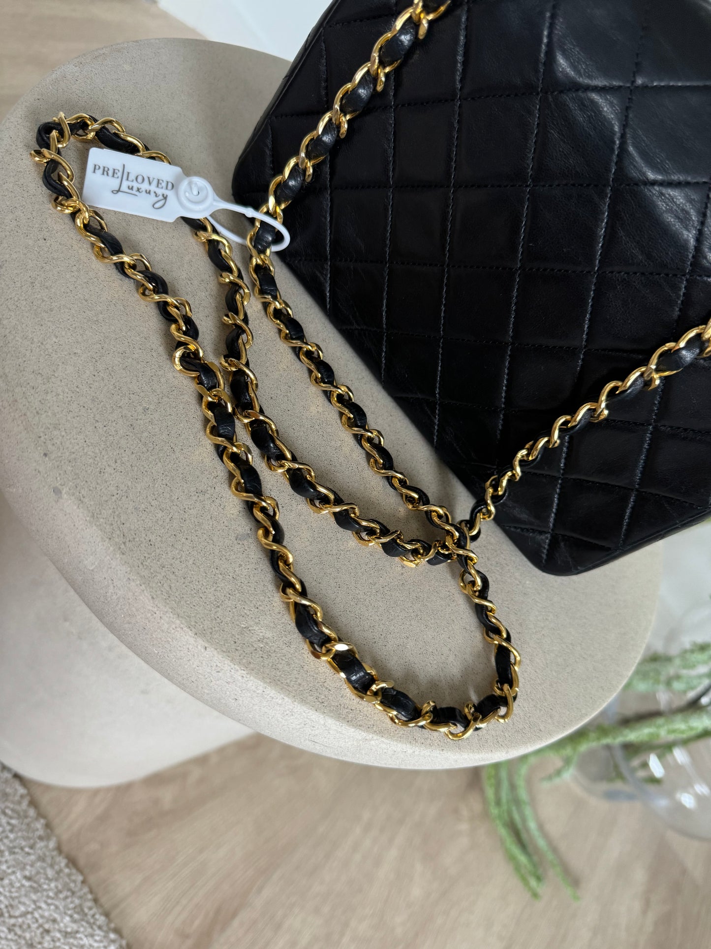 Chanel mini 20 Black classic flap bag