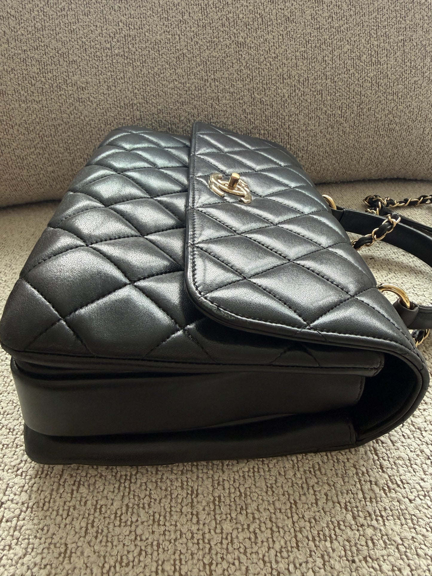 Chanel Top Handle Flap Bag