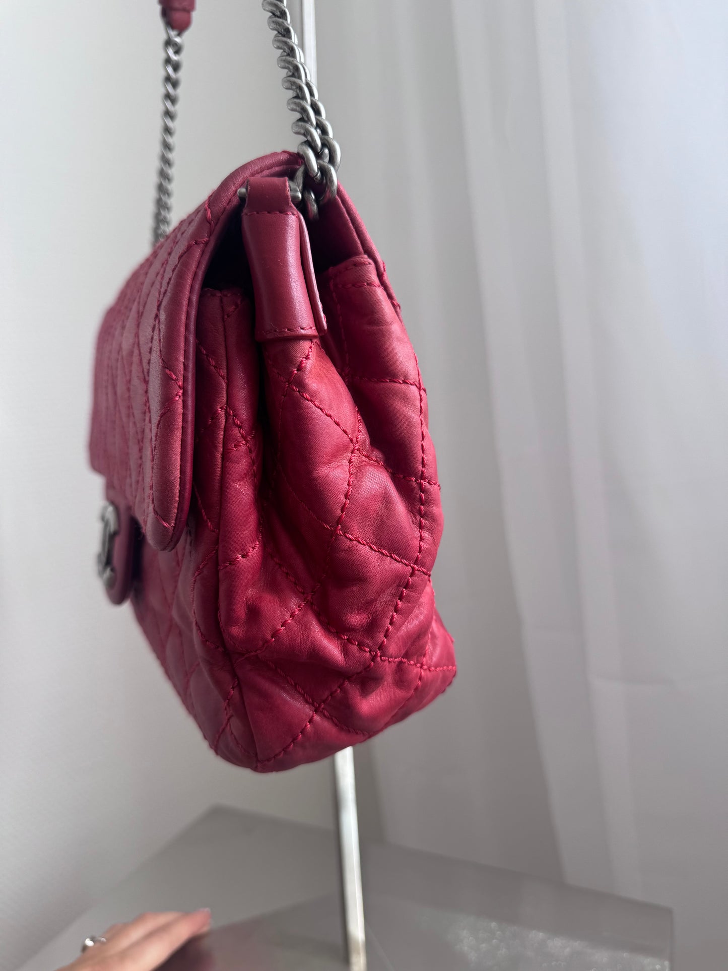 Chanel red Flap Bag – Quilted Leather