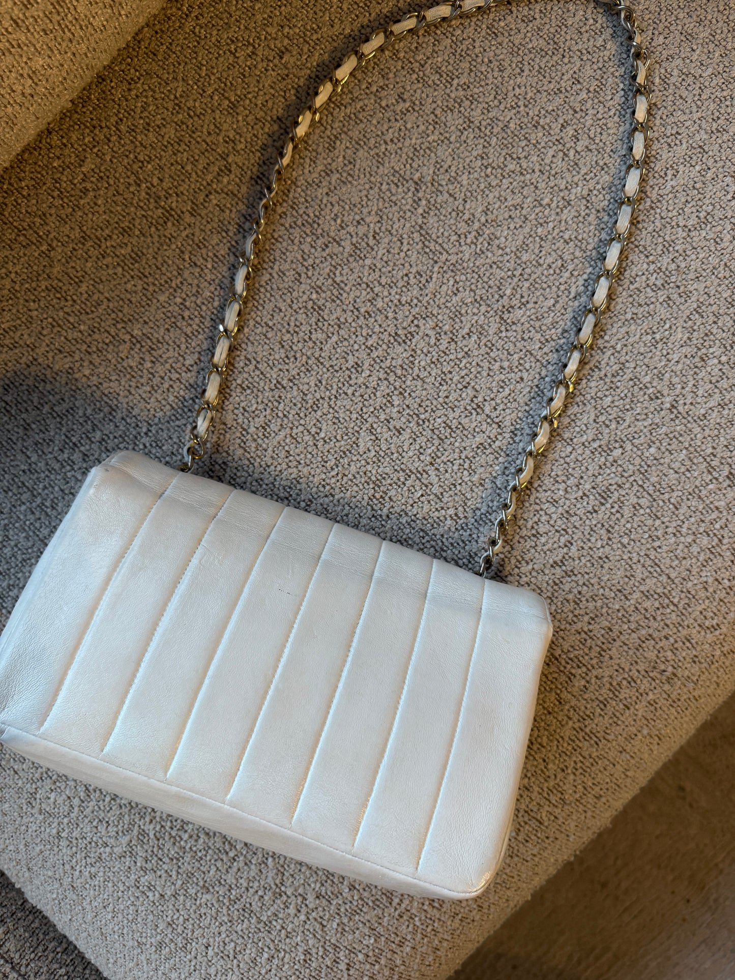 Chanel vertical flap bag