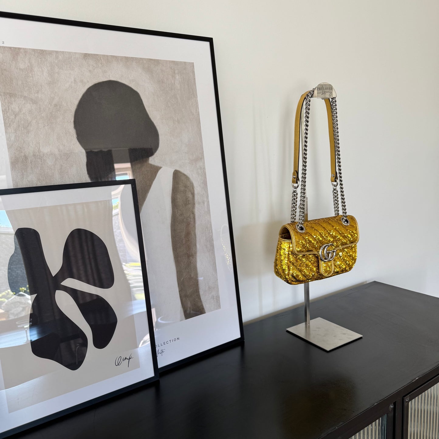 Gucci Marmont gold Glitter Bag