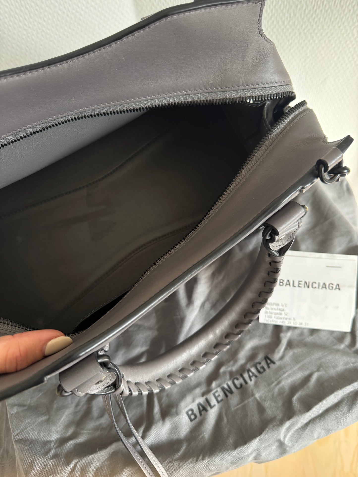 Balenciaga Neo Classic Small Top Handle Bag – Dark Grey