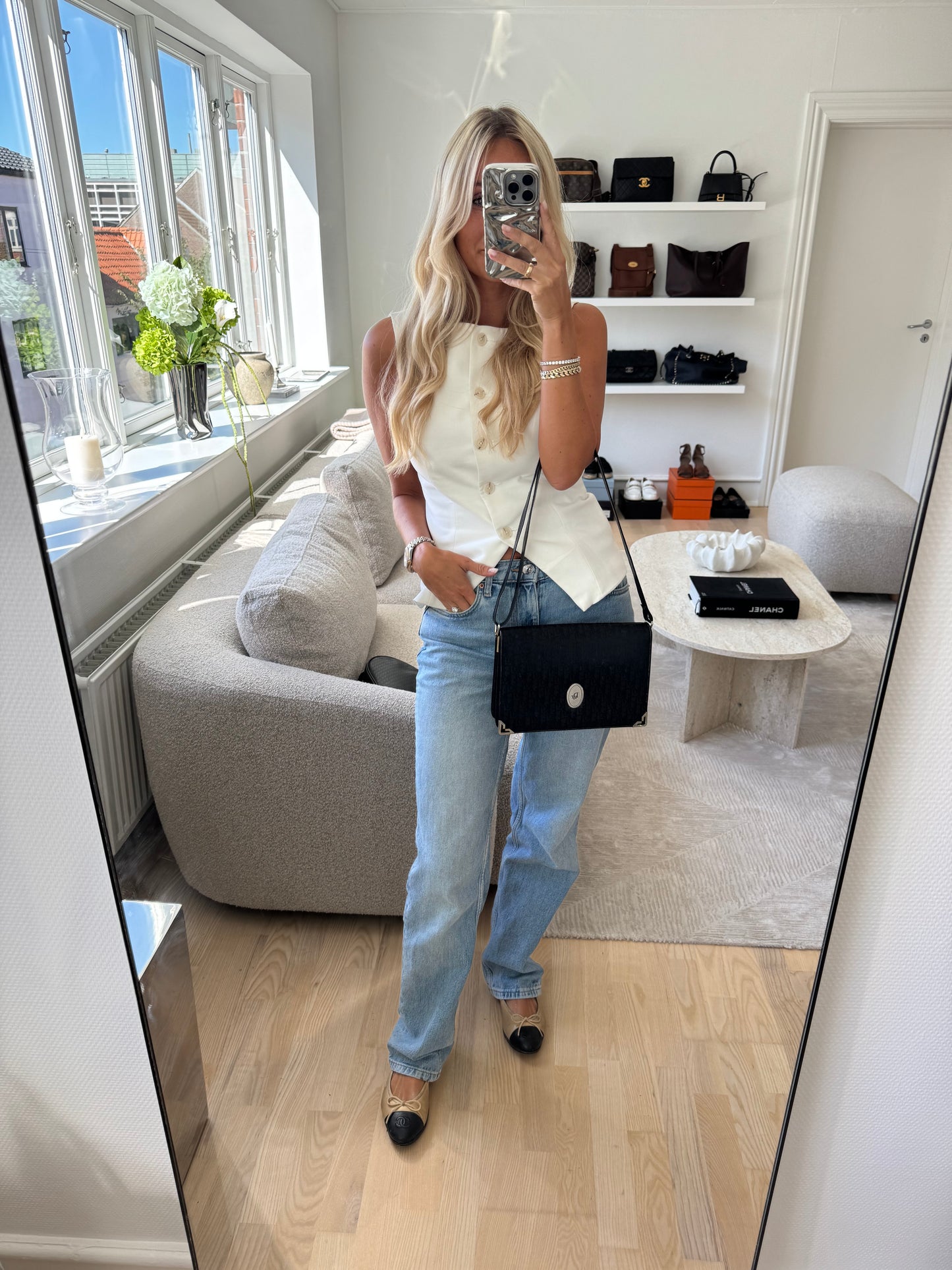 Dior Black Monogram Crossbody Bag