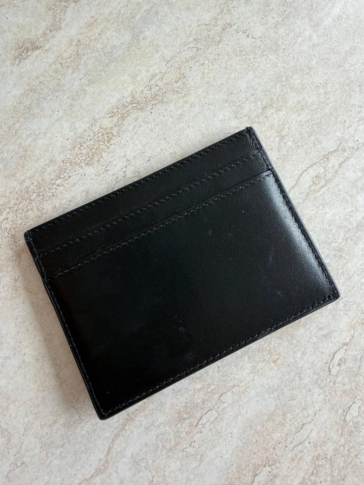 Saint Laurent Kortholder – Sort læder