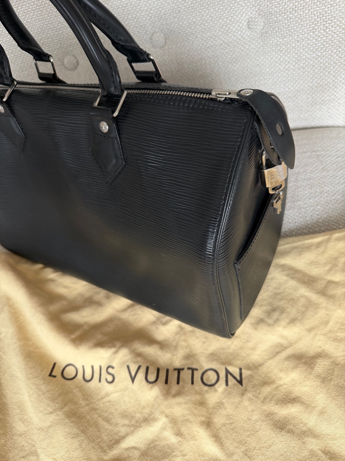 Louis Vuitton Speedy 35 Epi Noir