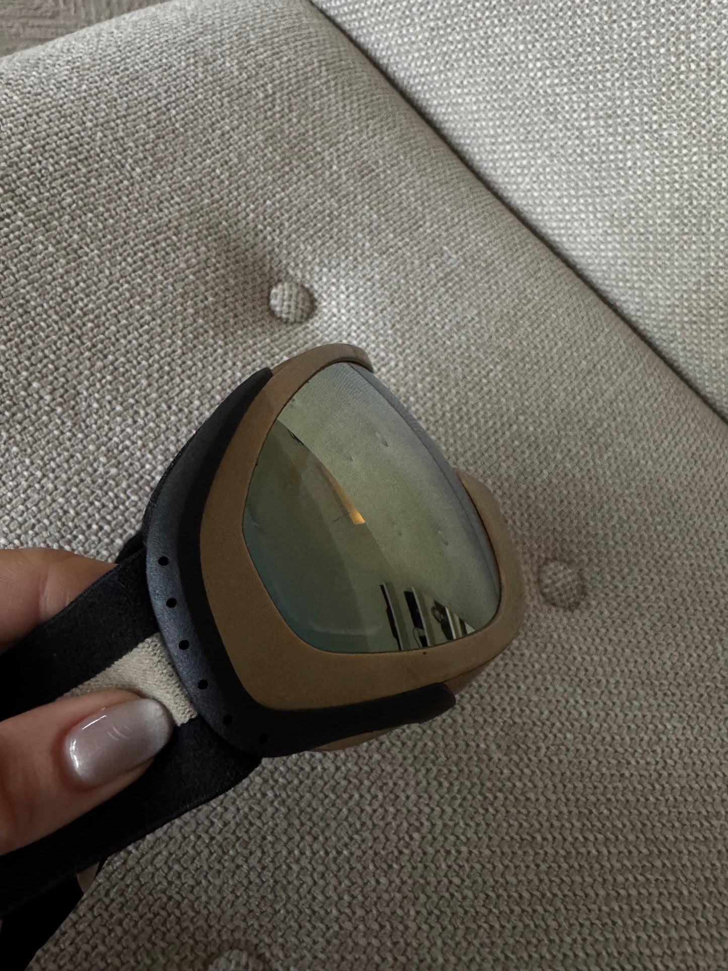 Gucci Ski Goggles – Gold / black Flash Lens skibriller