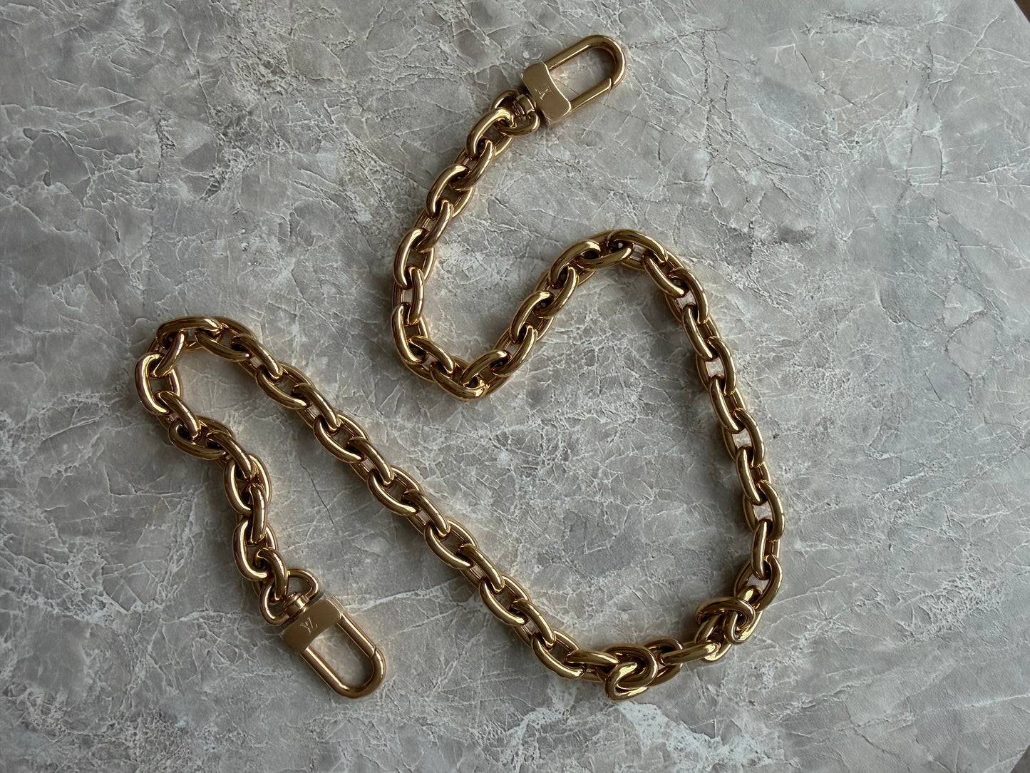 Louis Vuitton Gold Chain Strap 56 cm