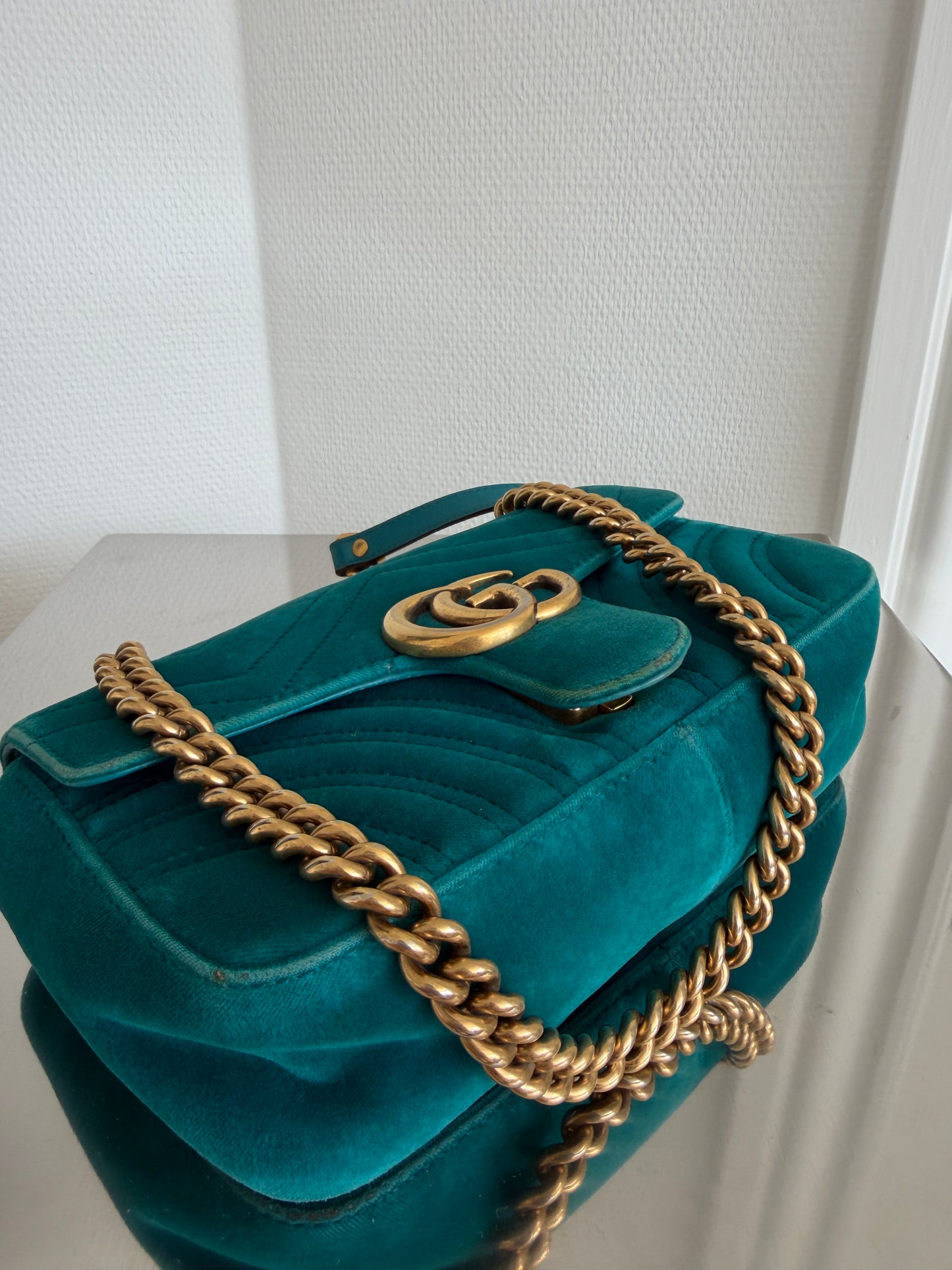 Gucci GG Marmont Velvet Shoulder Bag
