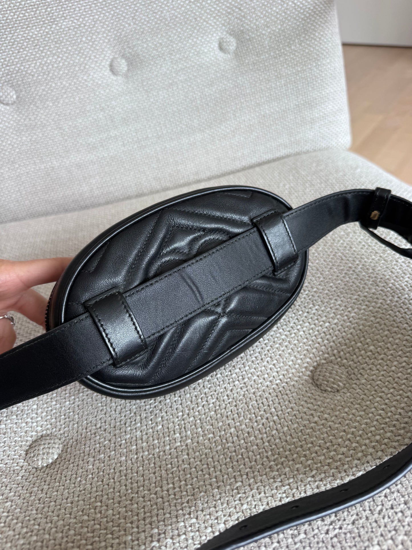 Gucci Black Marmont Belt bag