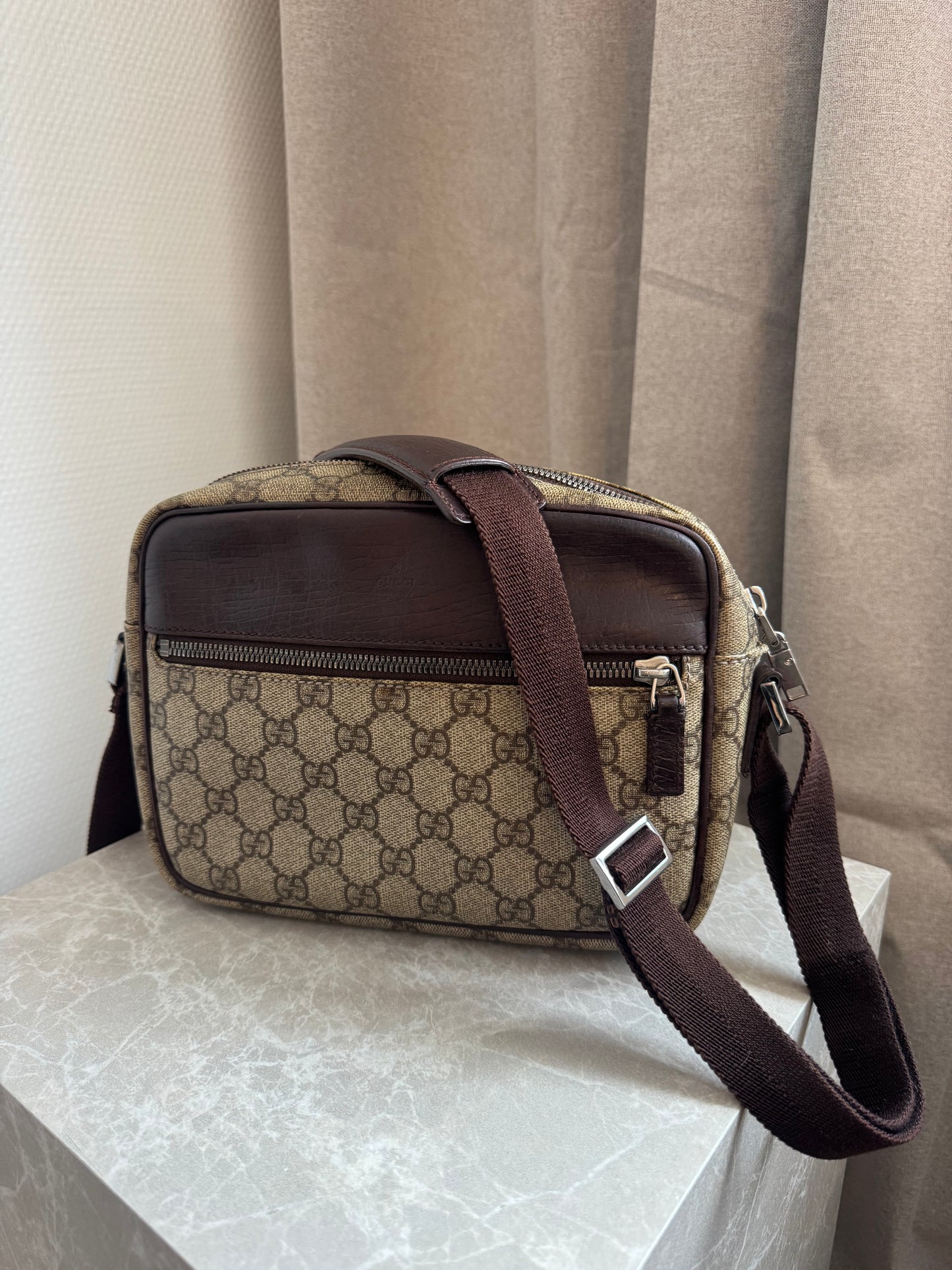 Gucci Monogram Crossbody Bag