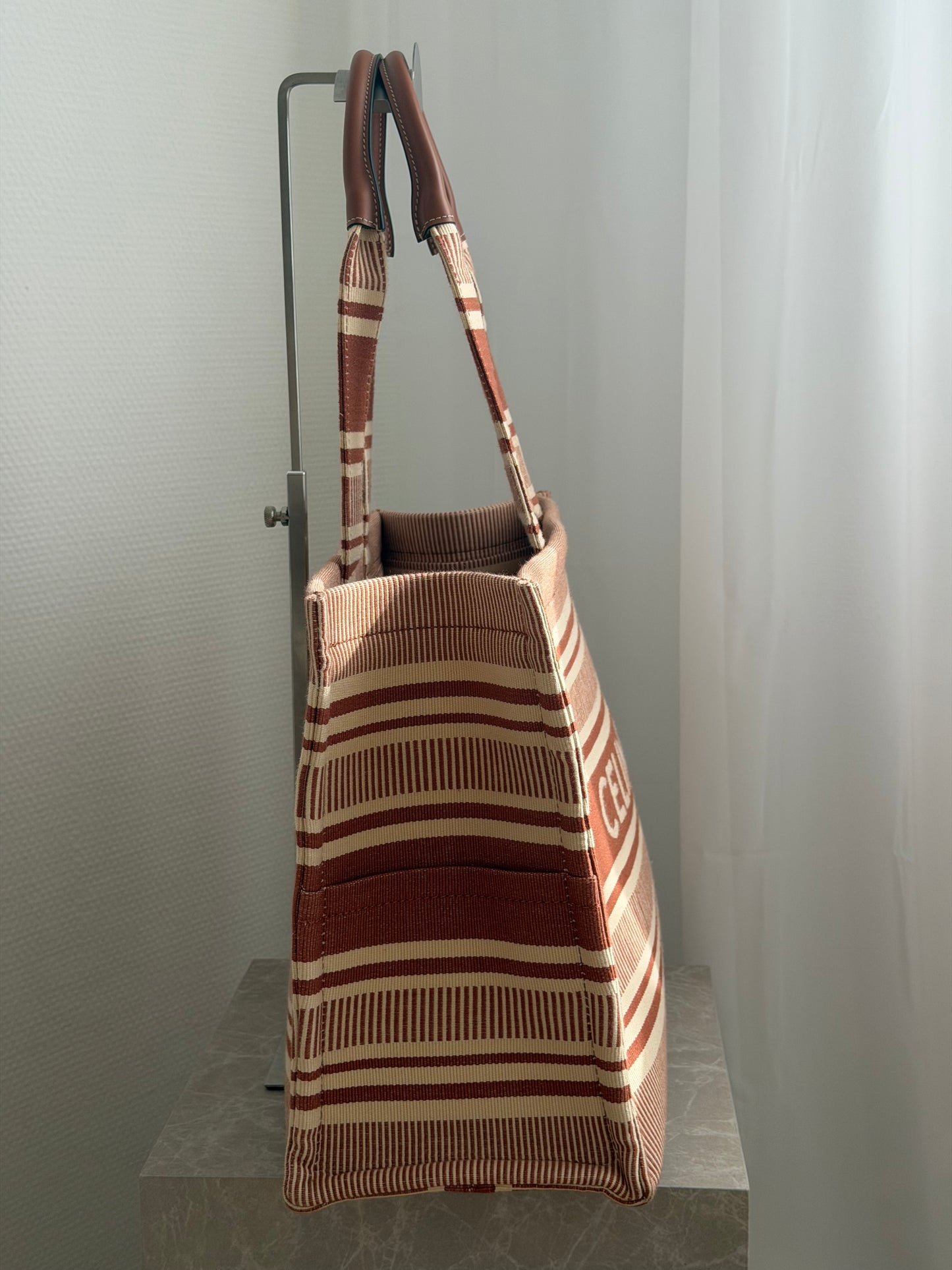 CELINE Cabas Thais Large Tote – Brun/Beige