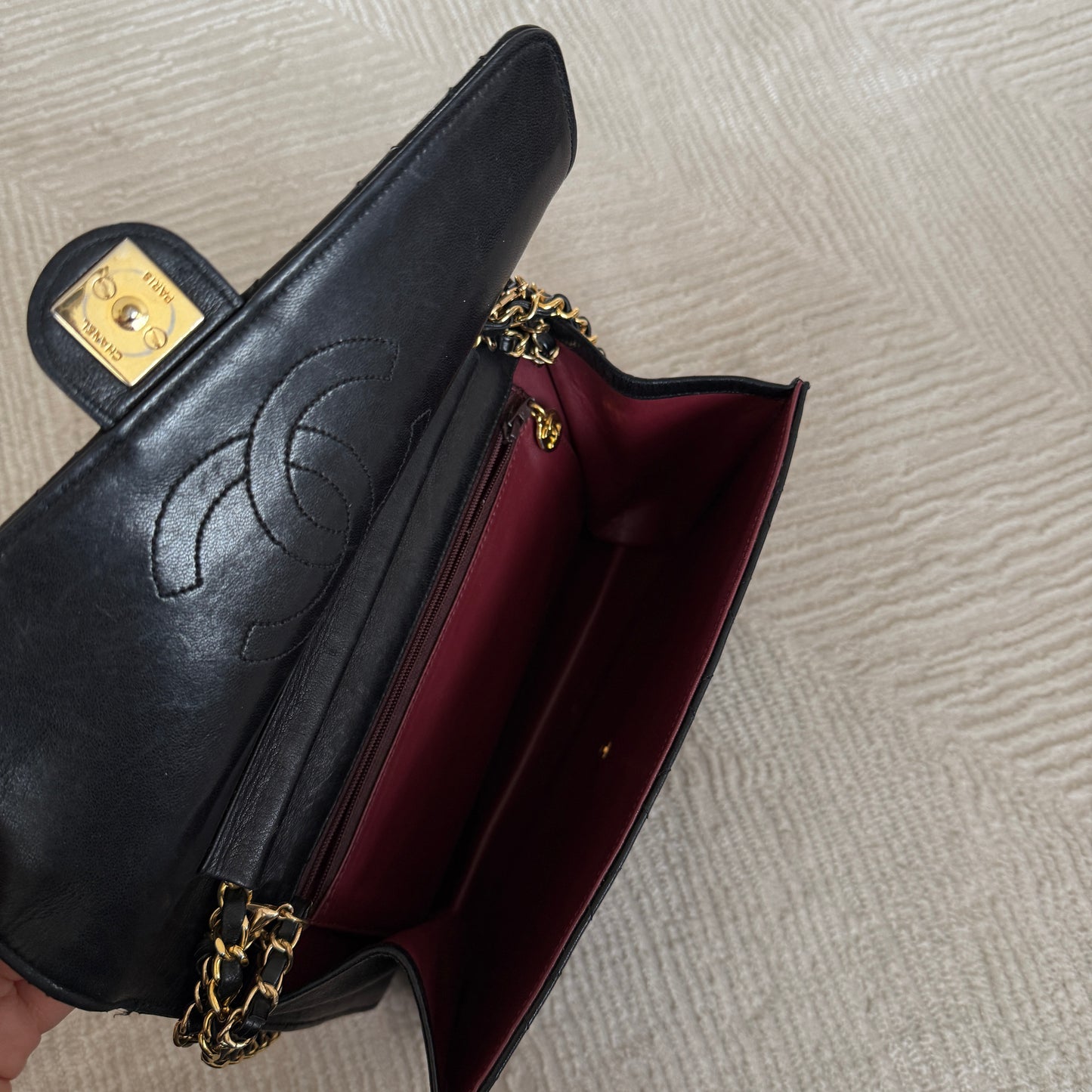 Chanel vintage quilted flap bag