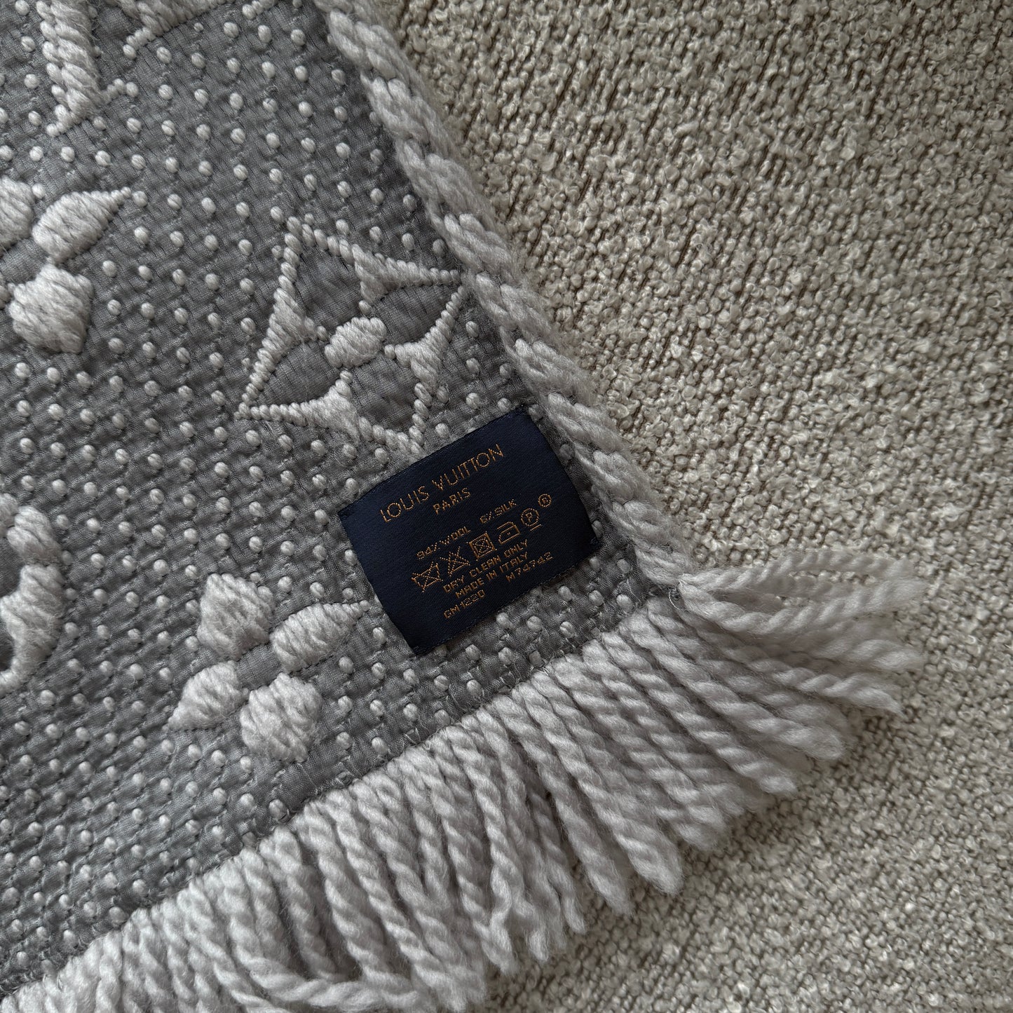 Louis Vuitton Logomania Grigio