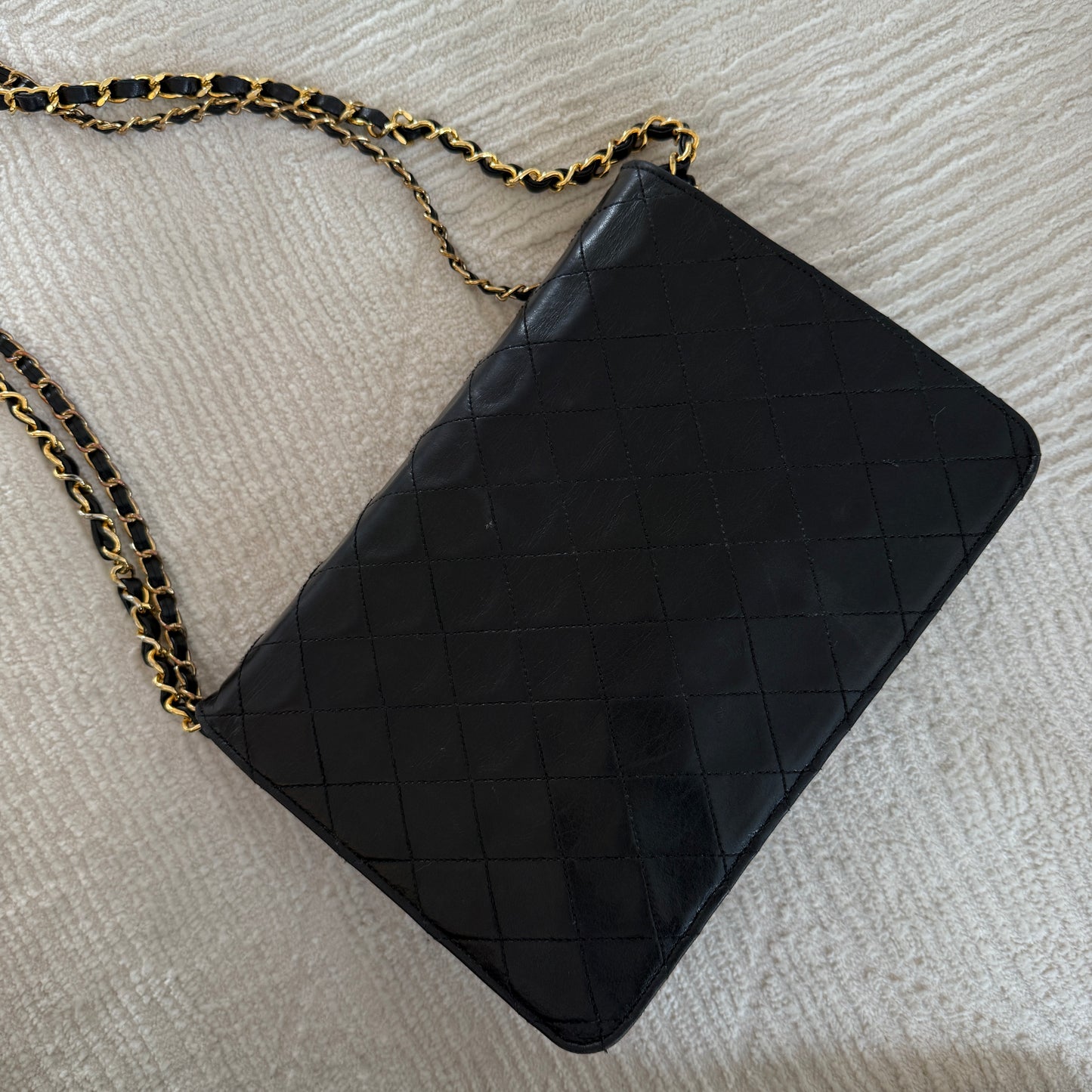 Chanel vintage quilted flap bag