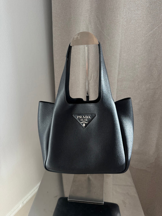 PRADA Milano black leather tote