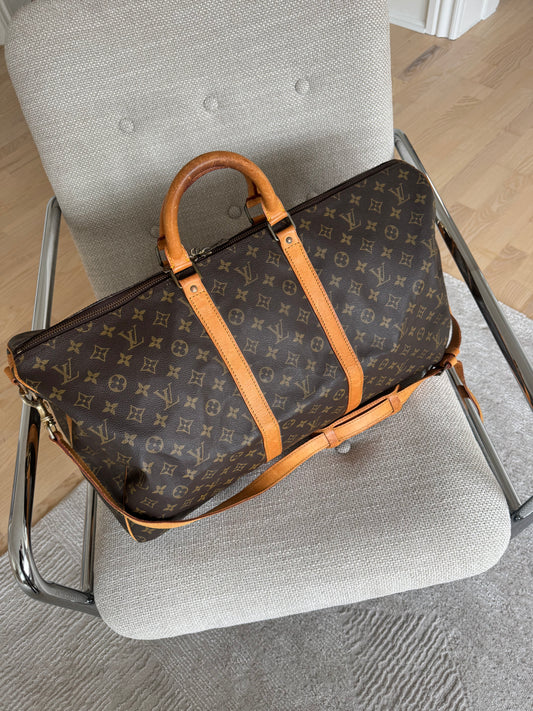 Louis Vuitton Keepall 55 Monogram Bandouliére