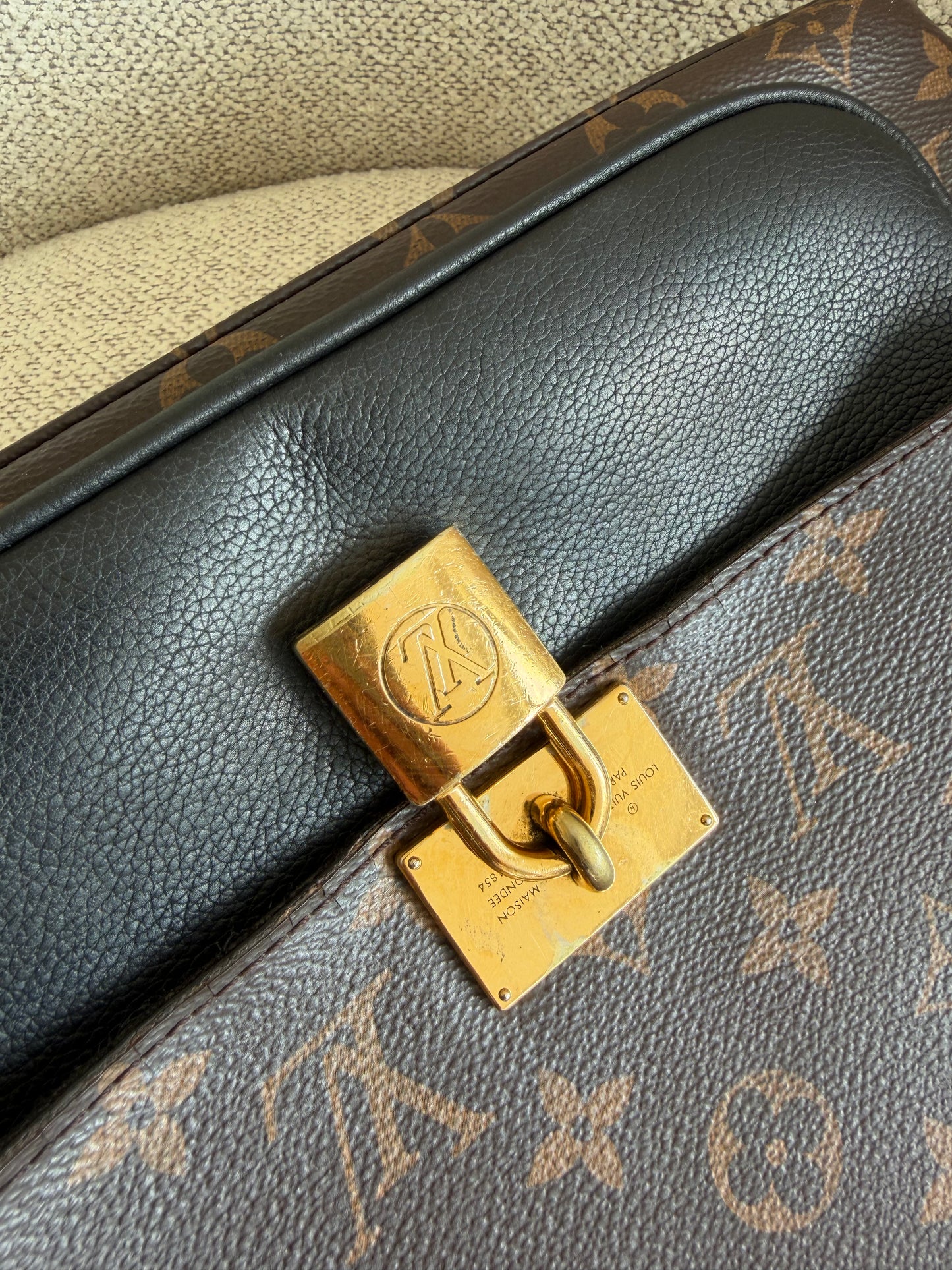 Louis Vuitton Monogram Black Marignan Bag