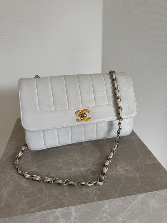 Chanel vertical flap bag