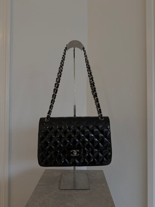 Chanel classic flap patent