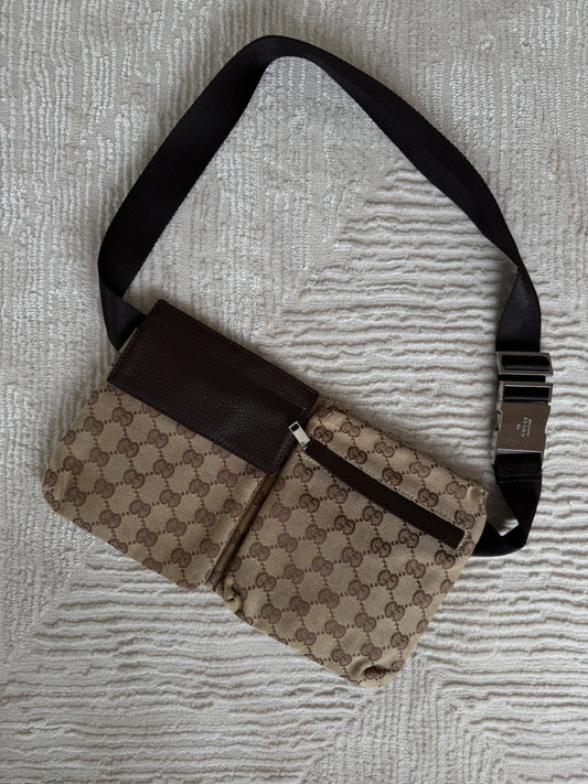Gucci cloth bumbag