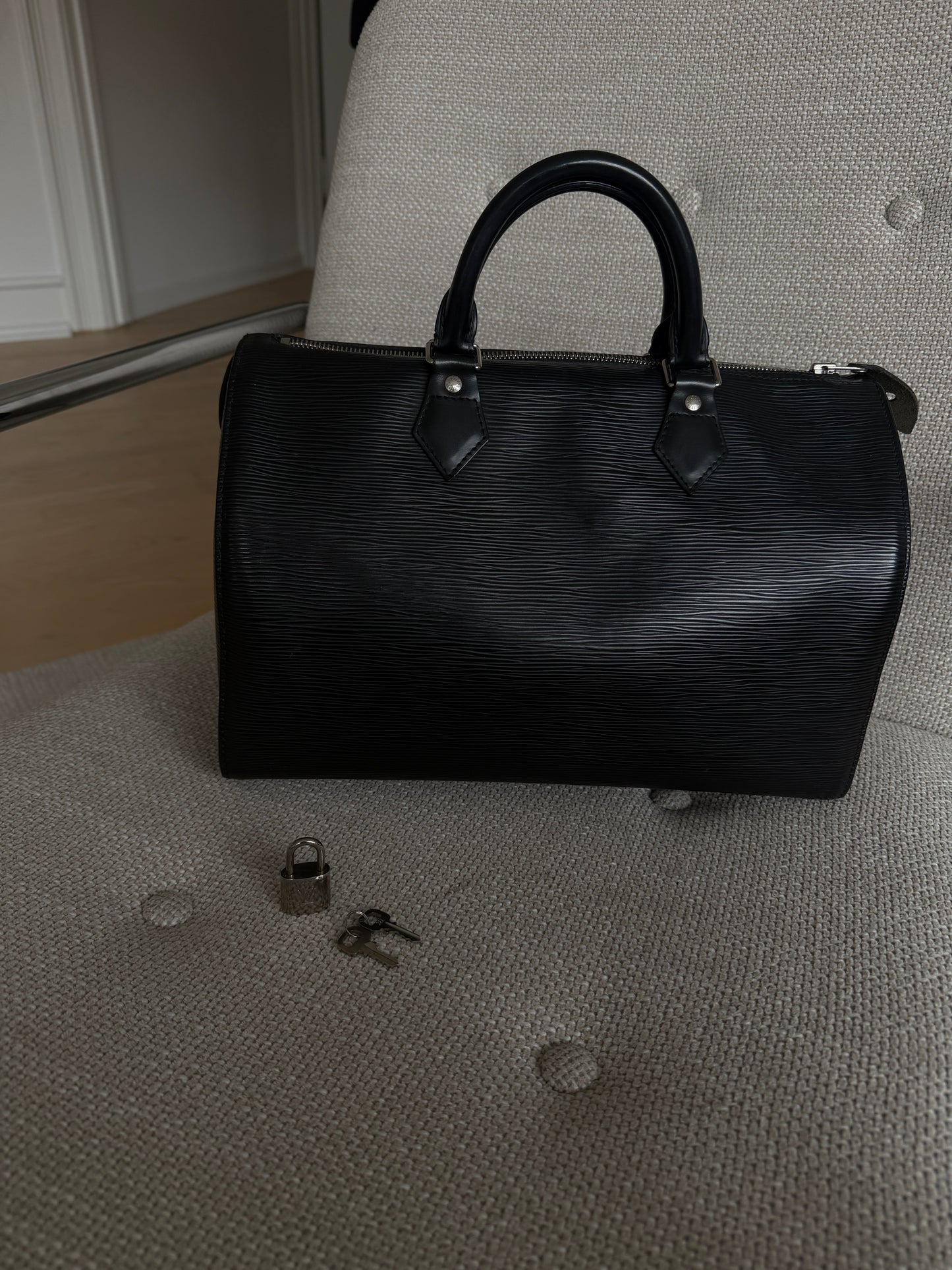 Louis Vuitton Speedy 35 Epi Noir