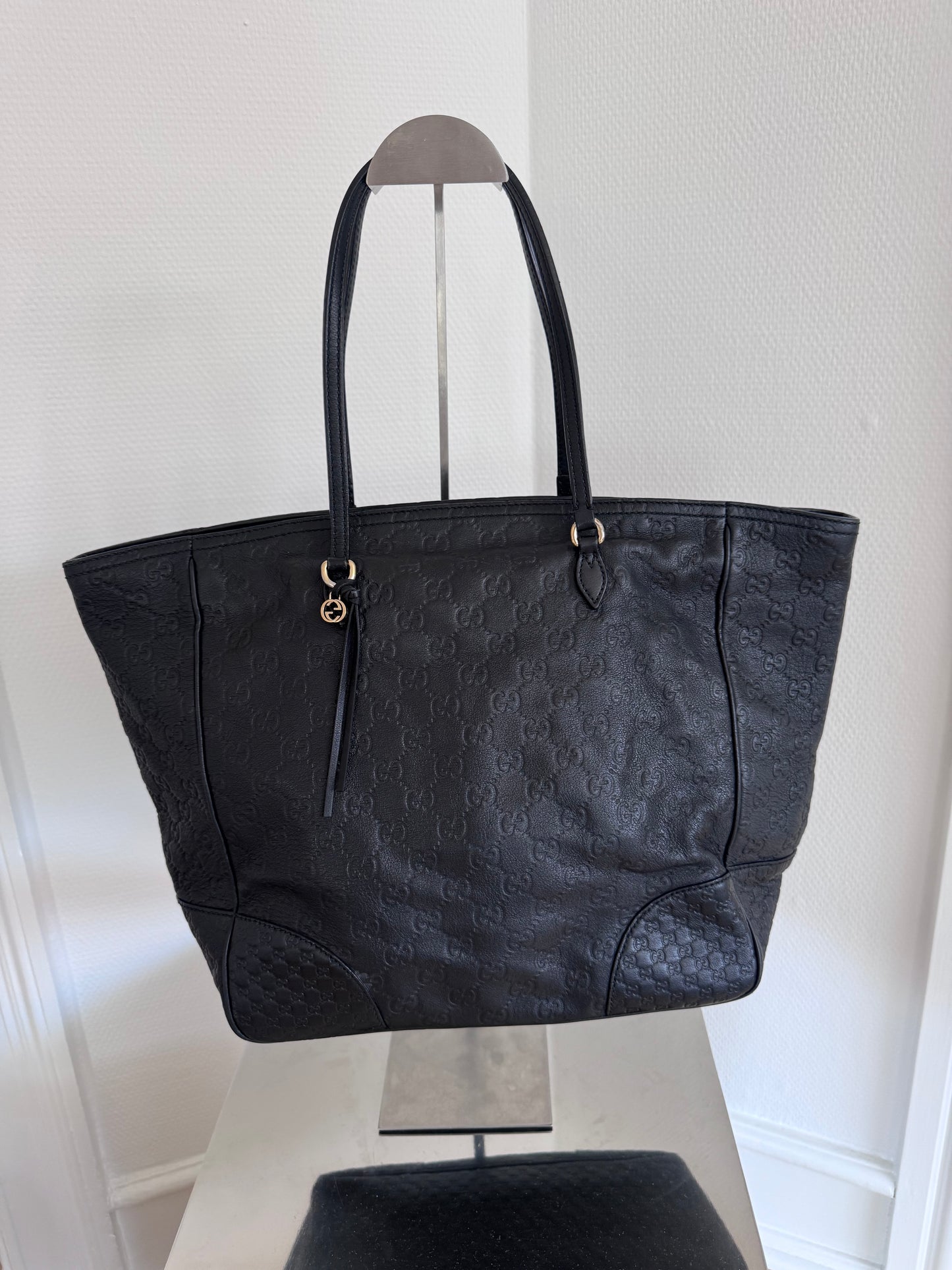 Gucci Guccissima Black Abbey Tote