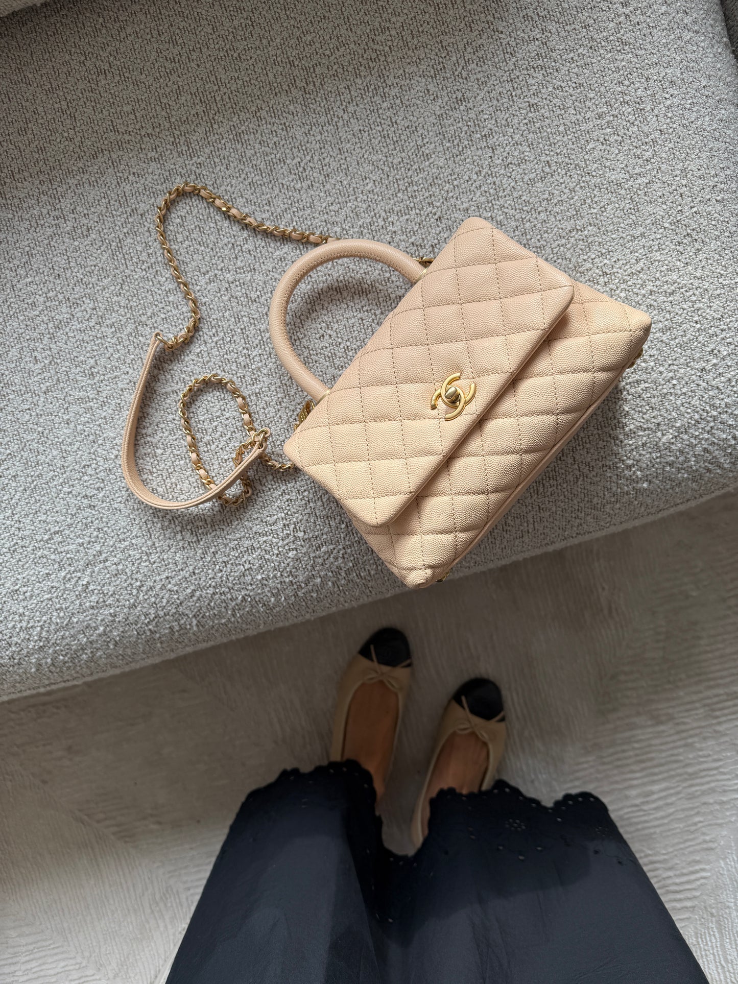 Chanel Caviar Lizard