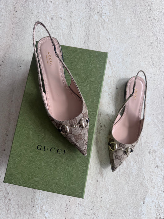 Gucci Horsebit Slingback