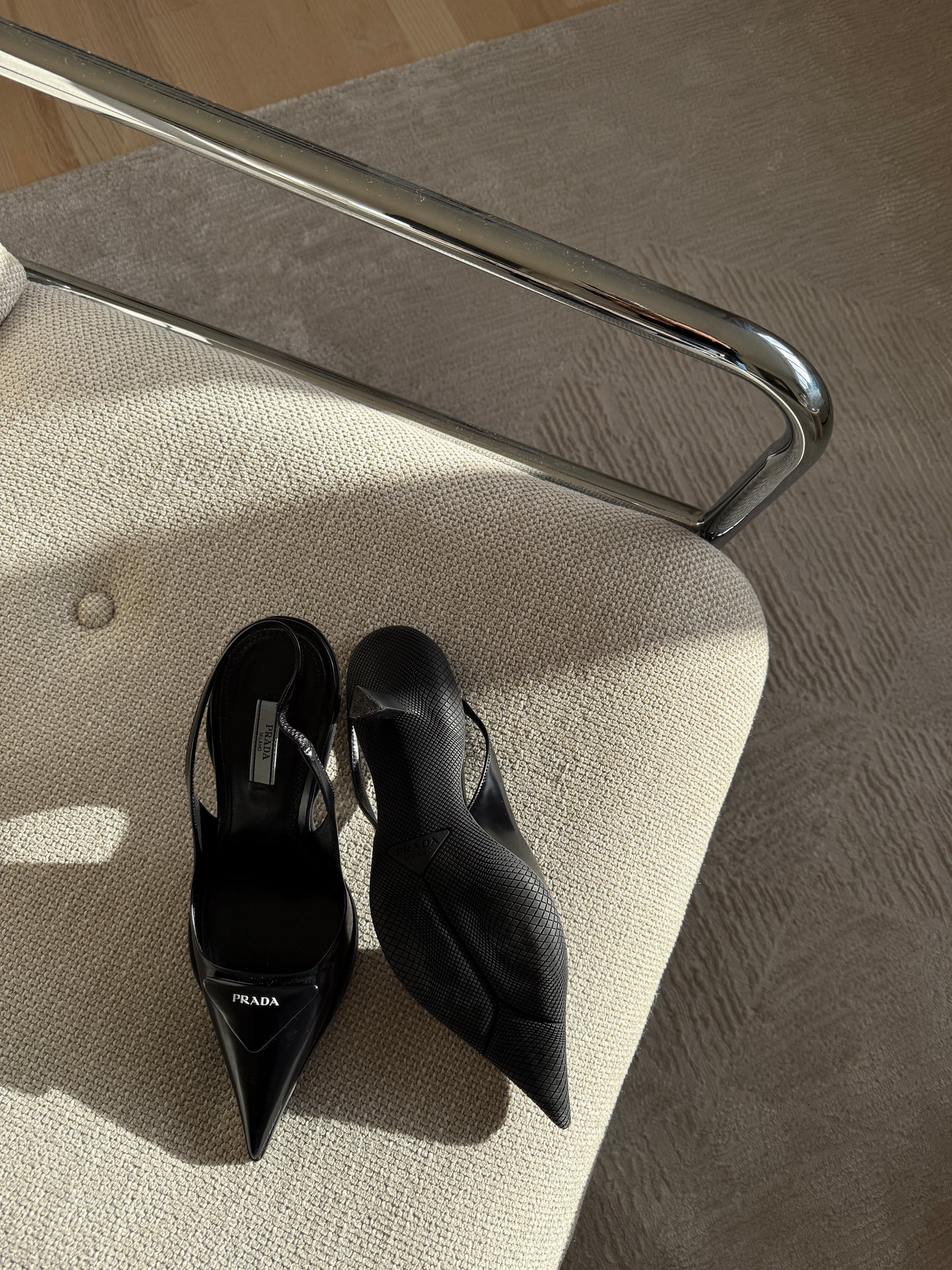 Prada Pointed Black Heels