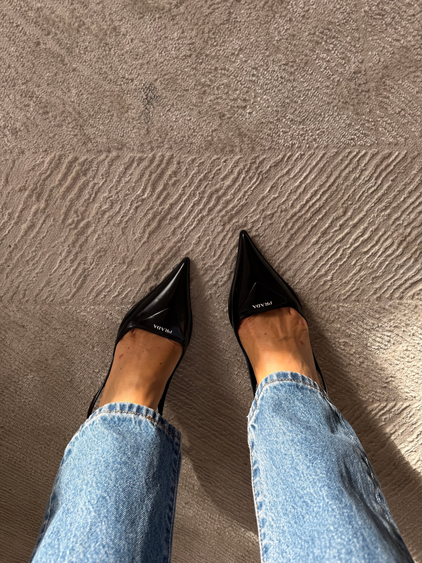 Prada Pointed Black Heels