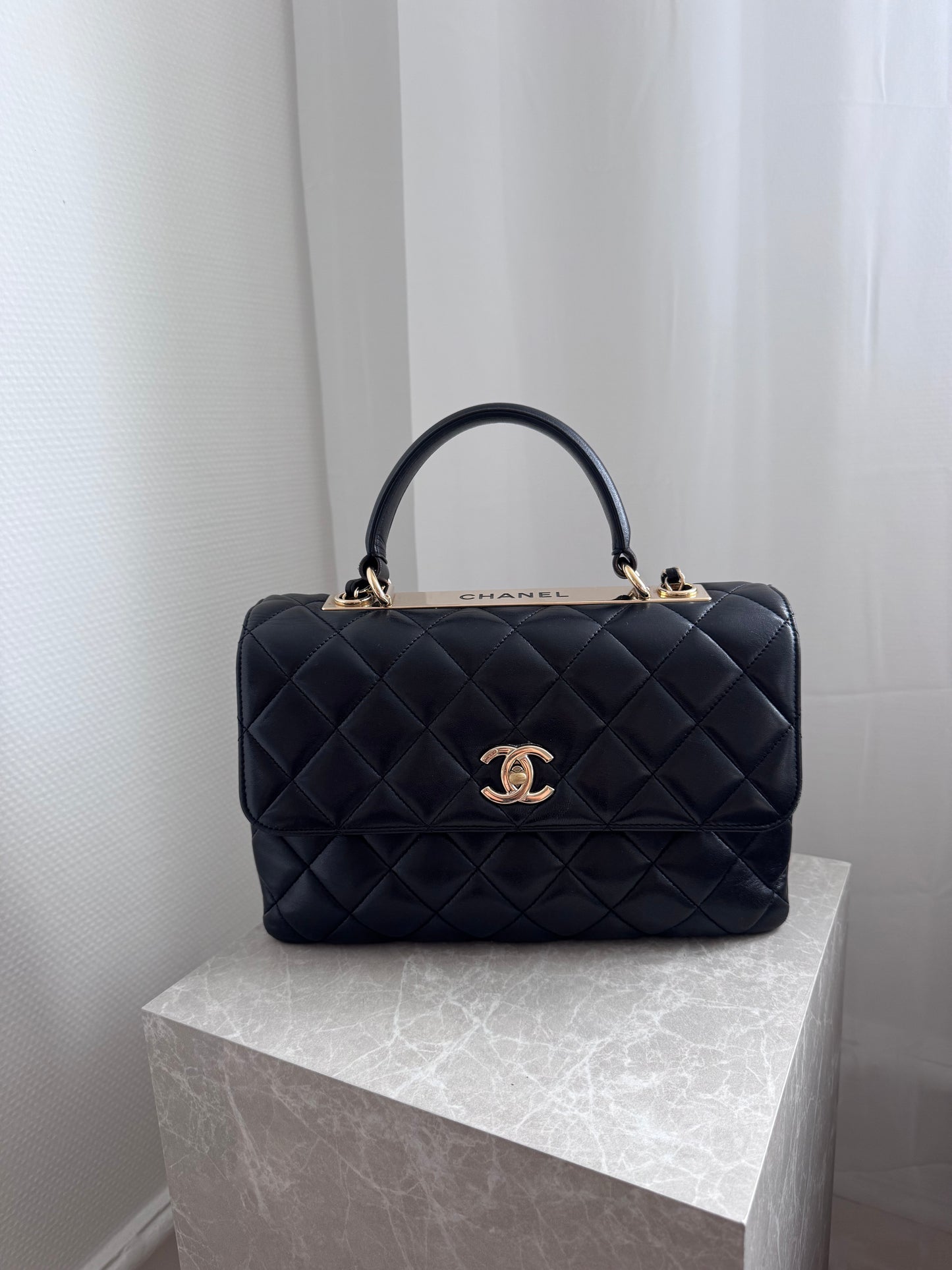 Chanel Top Handle Flap Bag