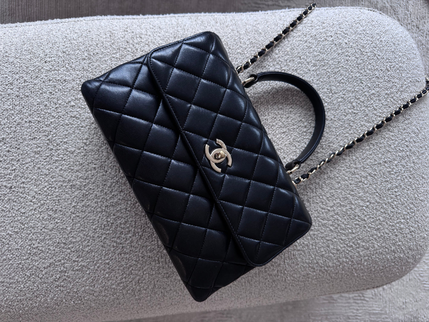 Chanel Top Handle Flap Bag